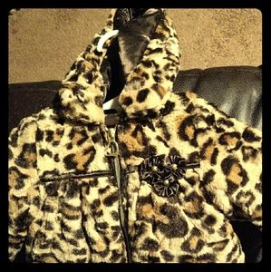 Baby girls leopard jacket